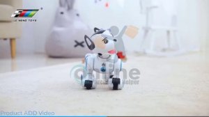 Fisca Remote Control Robotic Dog RC Interactive Intelligent Walking Dancing Programmable Robot Pupp