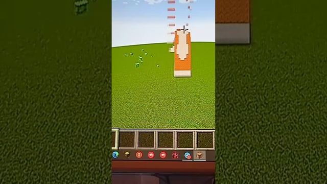 построил скин бискаса в маинкрафт!!! #shorts смотреть онлайн