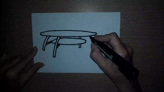 Как нарисовать стол - How to draw a table - 如何画一张桌子 Как нарисовать милые рисунки смотреть онлайн