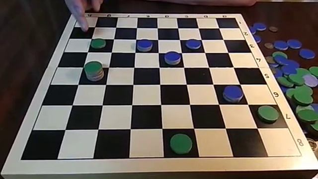 Урок 117. Русские столбовые шашки. Комбинационные возможности