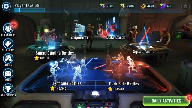 Star Wars Galaxy of Heroes - 2 and 3 Star Heroes For Free! - #6 смотреть онлайн
