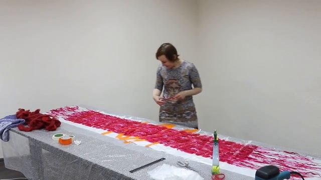 Шарф свалять просто! Валяю много и все шарфы покупают! Мокрое валяние для начинающих Алена Арт