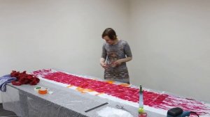 Шарф свалять просто! Валяю много и все шарфы покупают! Мокрое валяние для начинающих Алена Арт