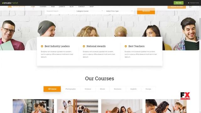 Educatito Multiconcept Education and Courses WordPress Theme Sha смотреть онлайн