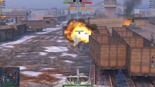 Hellcat (World of Tanks Blitz) Отличный бой ) смотреть онлайн