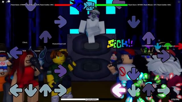 Roblox Friday Night Funkin BUT 1VS11 смотреть онлайн