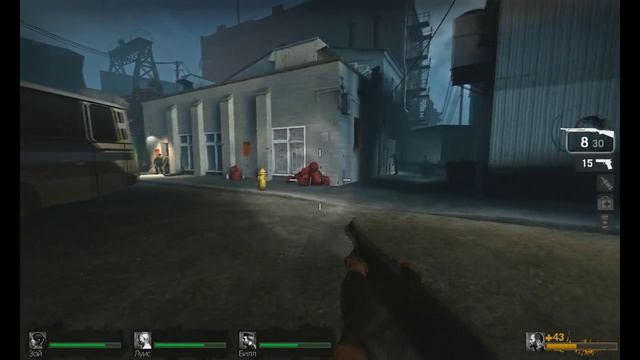 Left 4 Dead Сетевая игра вместе с Fisher-om and Fatalistom [Non-Steam] смотреть онлайн