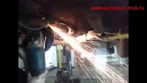 Ремонт и замена катализатора Mitsubishi Lancer 10 на пламегаситель