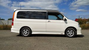 HONDA STEPWGN RF3  замена топливного фильтра