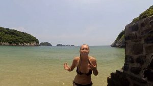 Остров Катба  Обзор пляжей. Чуть не утонули!