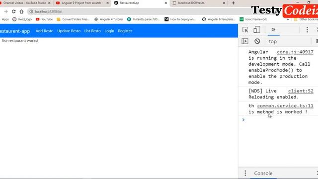 Angular 9 projects|Restaurants Application in angular| Fetch data from api|Create service in Angula