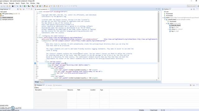 Language Support for Apache Camel in Eclipse Desktop IDE - Installation and basic completion смотреть онлайн