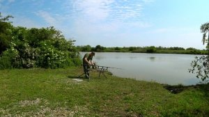 Попытка поймать амура на флэт метод. Матвеево озеро .