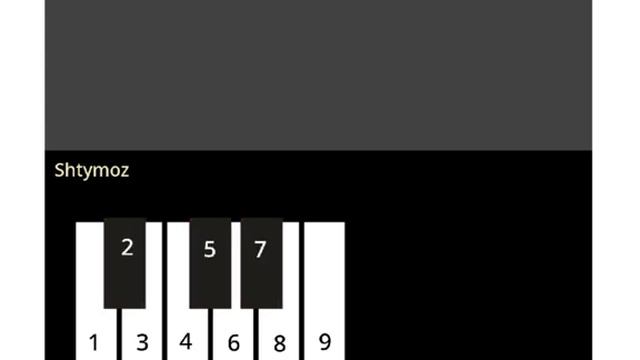 пианино на 9 клавиш #штумоз смотреть онлайн