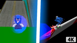 Teen Sonic in Test level ► Sonic Adventure 2 mods ⚡ Gameplay