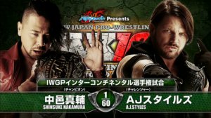 Styles vs. Nakamura [Wrestle Kingdom 10]