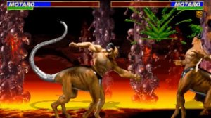 Mortal Kombat Trilogy (PS1) Playthrough - Motaro - Hardest Difficulty - No Continues