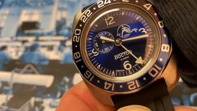 Vostok 170862 Automatic 24-h Hand, 20ATM Vostok Caliber 2426.12