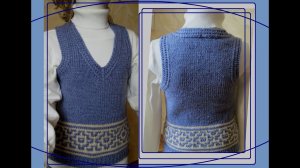 Безрукавка-2. Часть 1. Спинка.