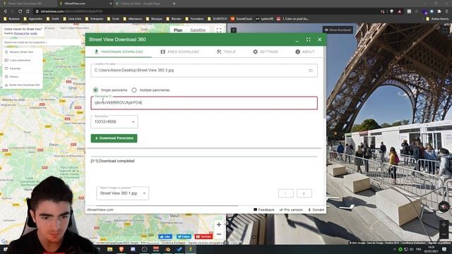 Importer une image Google Street View dans Blender смотреть онлайн