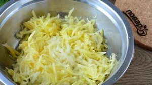 Запеканка из тертого картофеля с фаршем
