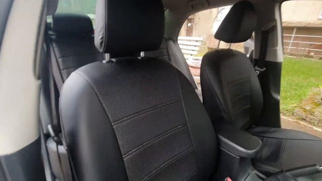 Чехлы из экокожи (перфорированные) на сидения авто