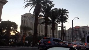 Driving  Las Vegas Strip before sunset/ Лас Вегас Стрип