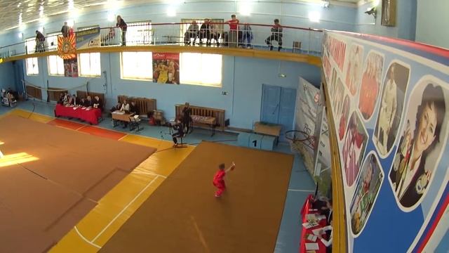 Открытый турнир Новосибирской области по ушу,Чансюань 32формы 2008г Дзянь второе место
