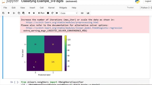 Examples of Classifications using logisticregression and KNN in scikit-Learn
