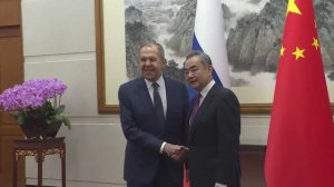 C.Лавров и Ван И, Пекин, 9 апреля 2024 года