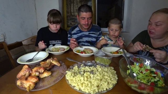 мукбанг/ снова макароны ?