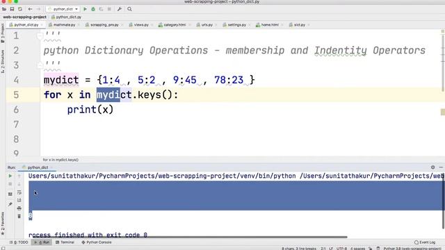 Dictionary Operations in Python in Hindi | Nested Dictionary | Dictionary Looping