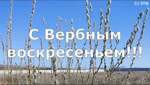 С Вербным Воскресеньем