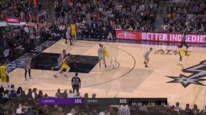 Lakers' Lonzo Ball Sinks Six Threes vs. Spurs