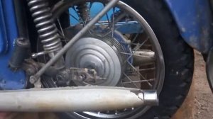 Снятие заднего колеса Иж-56