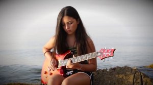 Back in Black - AC/DC - Guitar Cover - Federica Golisano 13 Year Old