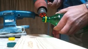 Пылесборник для шлифмашины из бутылки