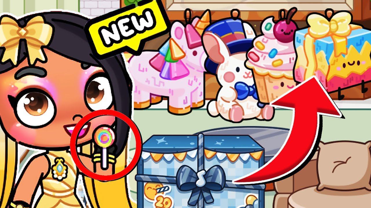 СЕКРЕТЫ ПИНЬЯТЫ в БЕСПЛАТНОМ ПАКЕТЕ КАК СДЕЛАТЬ НОВОГОДНЕЕ ОБНОВЛЕНИЕ в AVATAR WORLD ! смотреть онлайн