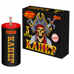 Петарда Капер РК1818 Русский салют | Пиромаркет