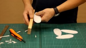 Изготовление вертолета из пенопласта, урок 1.