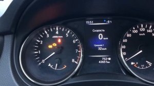 Сброс показаний счётчика средней скорости в Nissan Qashqai j11