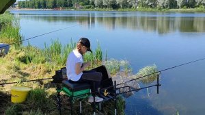 Соревнования по поплавочной ловле.