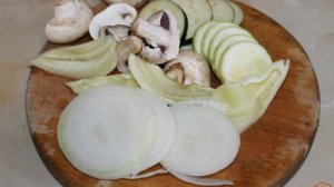 Жареные овощи в электрогриле