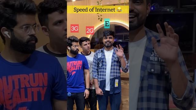 Speed of Internet ?~5g vs 4g vs 3g vs 2g vs E ?~#shorts #ytshorts #funnyvideo