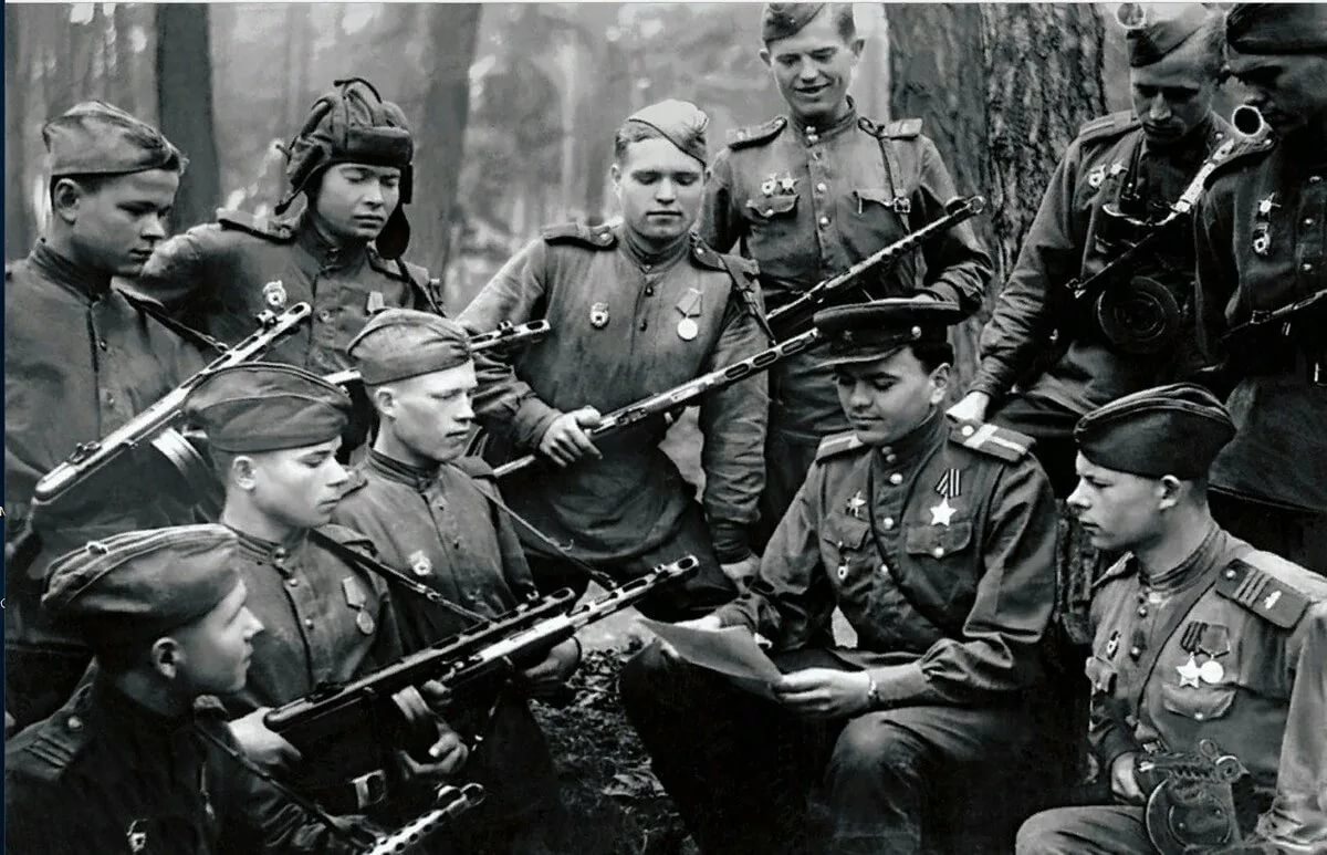 фото военных 1945 года