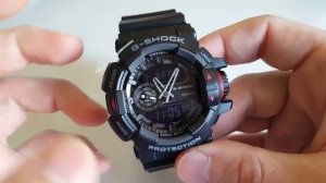 Обзор и настройка CASIO G-SHOCK GA-400-1B (Review and setting)