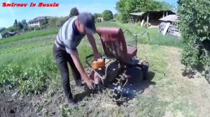 Мотоблок из хлама! Работа самодельным мотоблоком! Подборка видео 2021