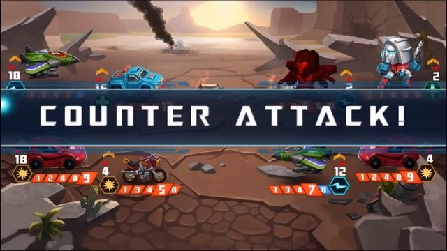 TRANSFORMERS Battle Tactics (by DeNA Corp.) - iOS / Android - Gameplay смотреть онлайн