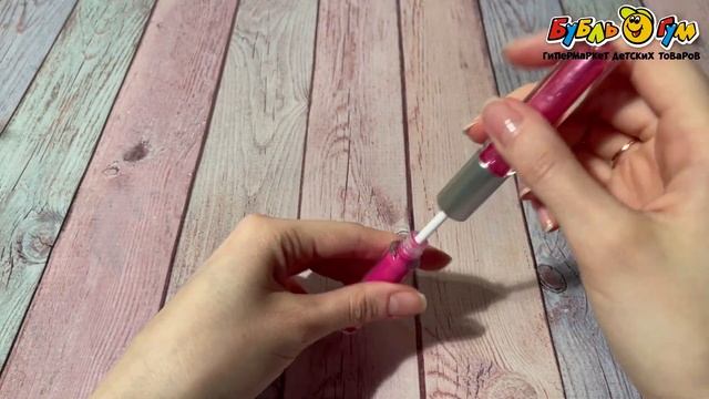 Блеск для губ LUKKY шёлк и блёстки розово-сиреневый смотреть онлайн