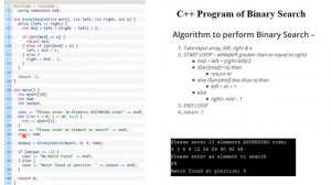 DSA 1.8 Binary Search (Algorithm, Pseudocode, Program) with Examples | Data Structure